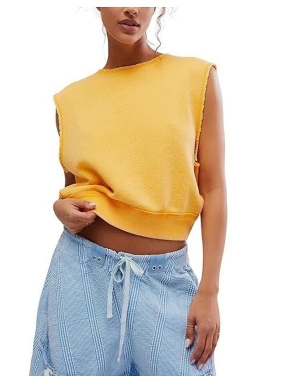 We The Free Tops - We The Free So Easy Muscle Tank in California Poppy